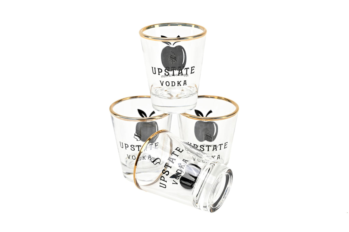 Upstate Vodka Shot glass 4 pack